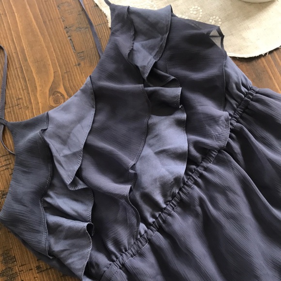 Ruffle Top Navy Sundress (EUC) - Picture 2 of 6
